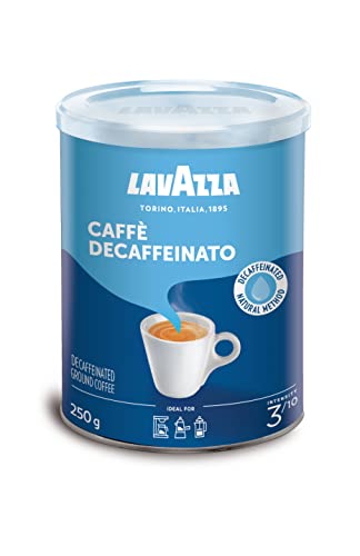 Lavazza, Caffè Decaffeinato, Café Molido Natural Descafeinado, para Cafetera Italiana, de Filtro y...