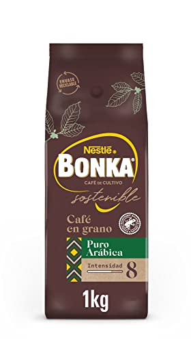 Bonka Café Grano Puro Arábica 1kg (paquete de 1kg)
